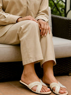 ZR Pearl Flat Slippers