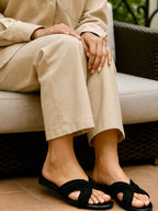 ZR Pearl Flat Slippers