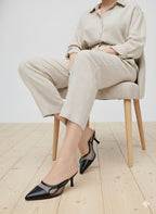 ZR Net Tie Pointy Heel