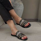 Studded Glam Slides