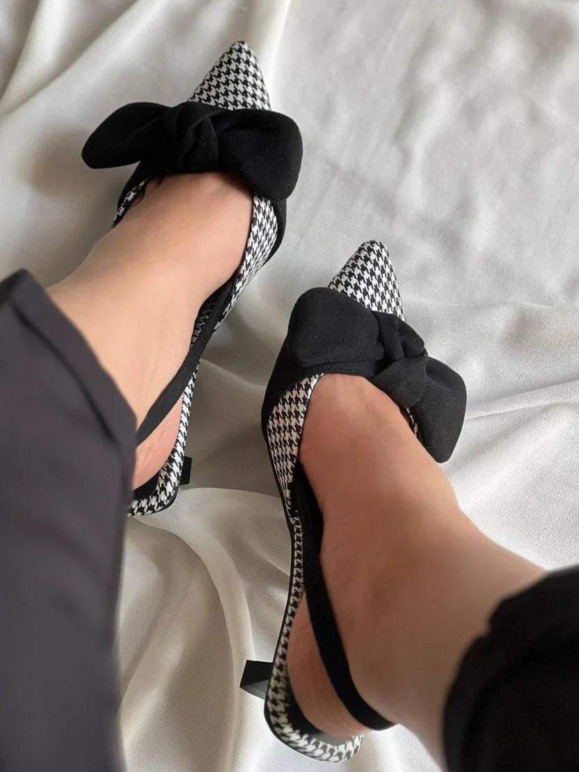 Lella Checkered Heel