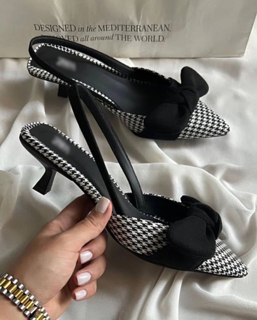 Lella Checkered Heel