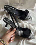 Lella Checkered Heel