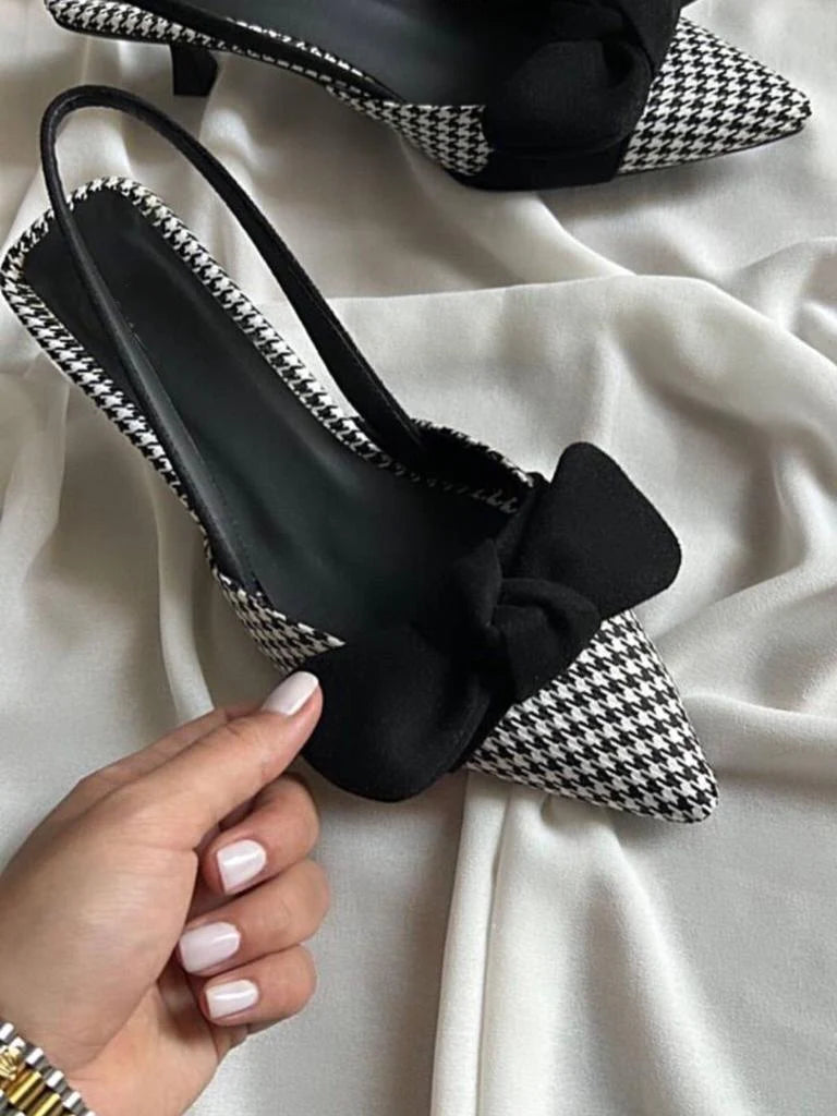 Lella Checkered Heel