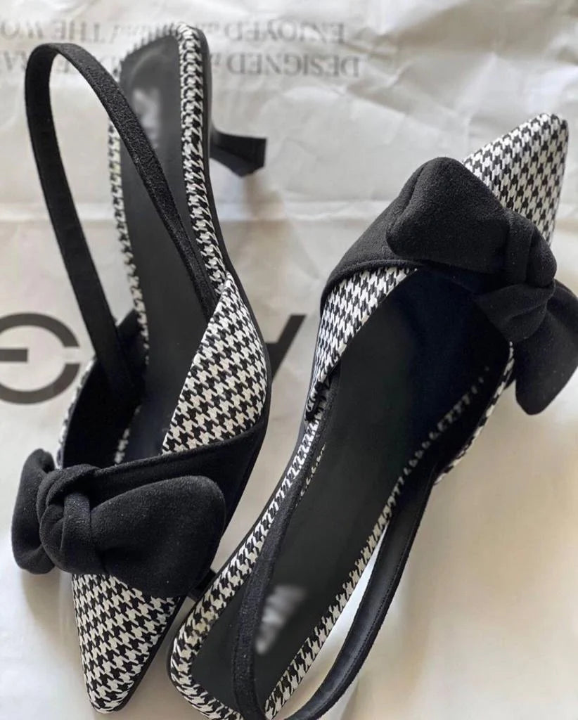 Lella Checkered Heel