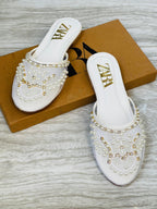 ZARA EMBROIDERED PUMPS*